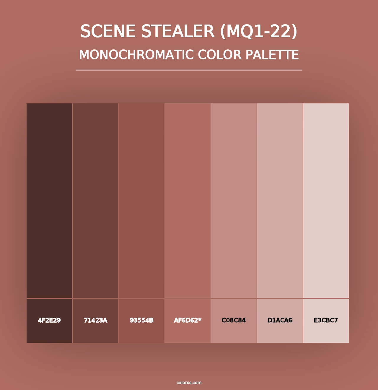 Scene Stealer (MQ1-22) - Monochromatic Color Palette