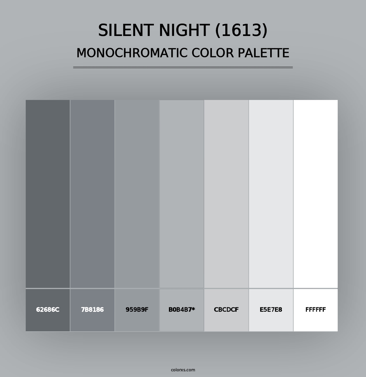 Silent Night (1613) - Monochromatic Color Palette