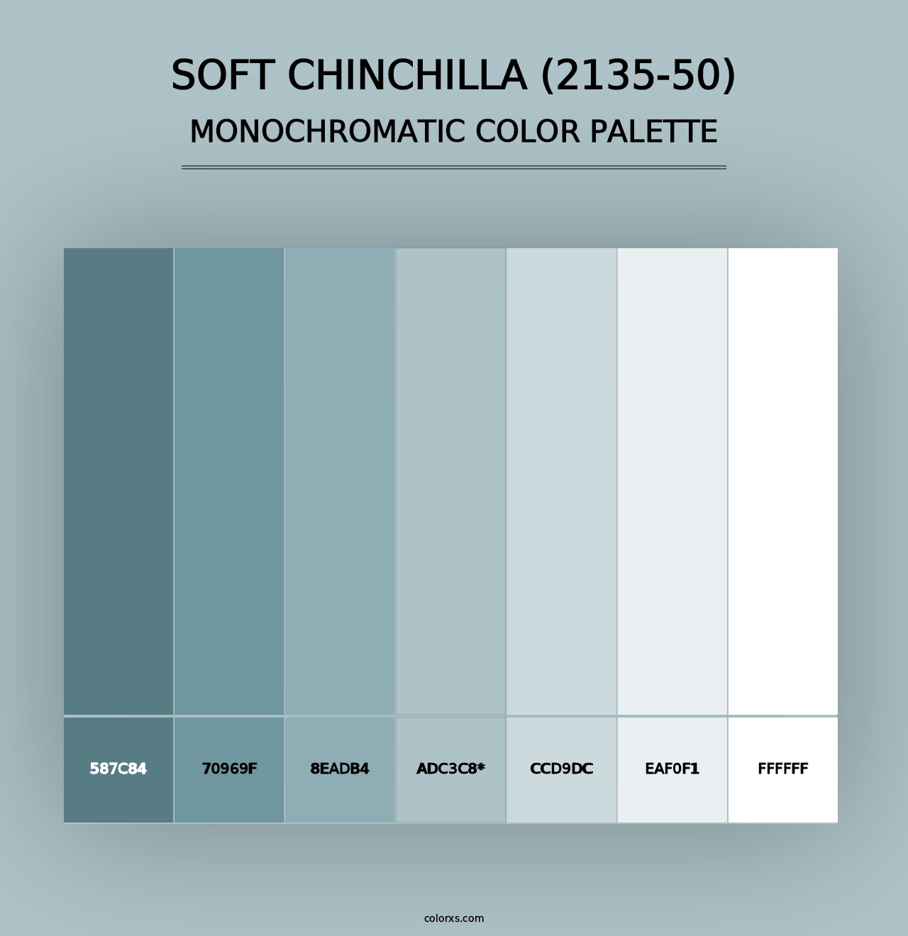 Soft Chinchilla (2135-50) - Monochromatic Color Palette