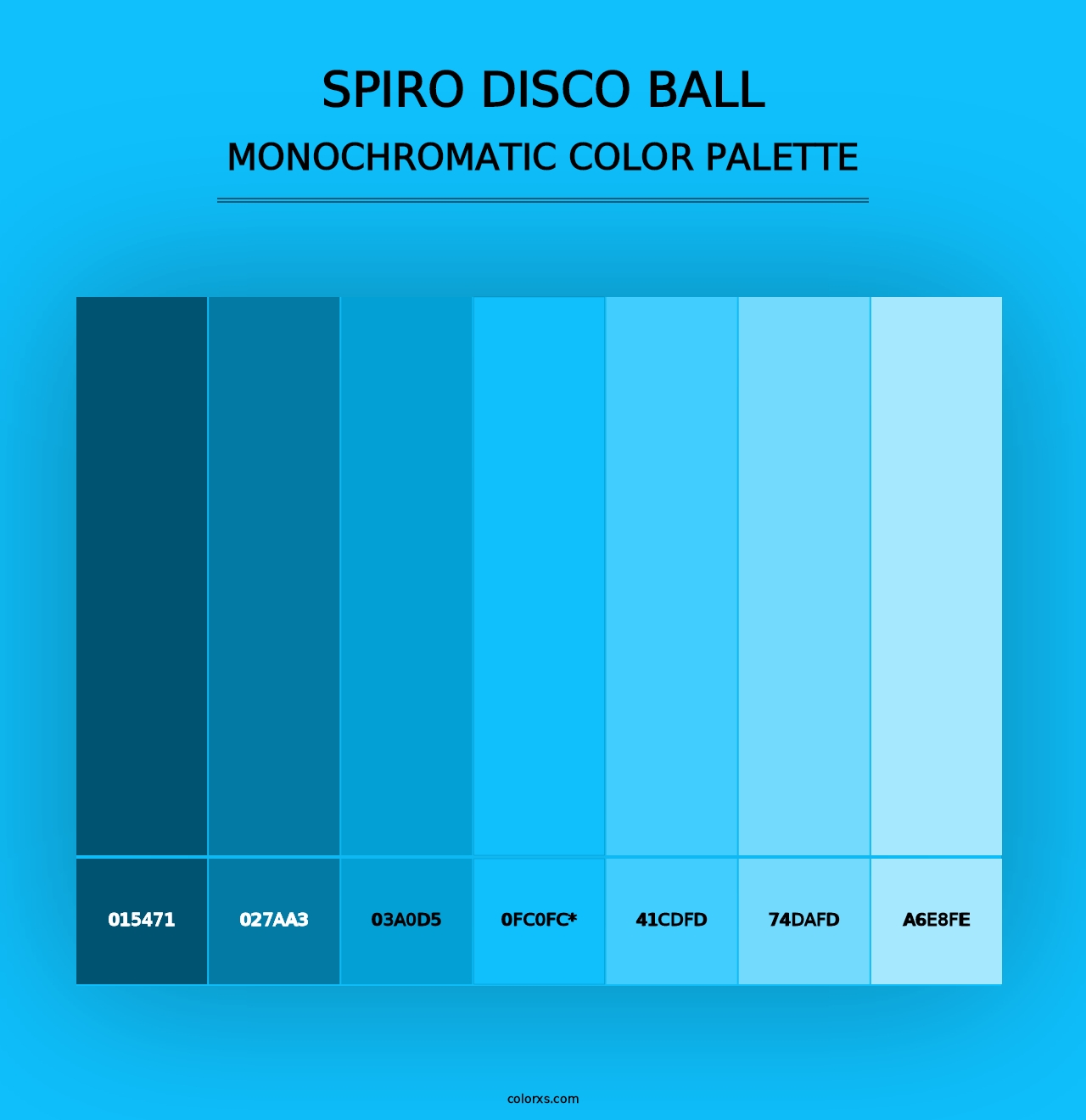 Spiro Disco Ball - Monochromatic Color Palette