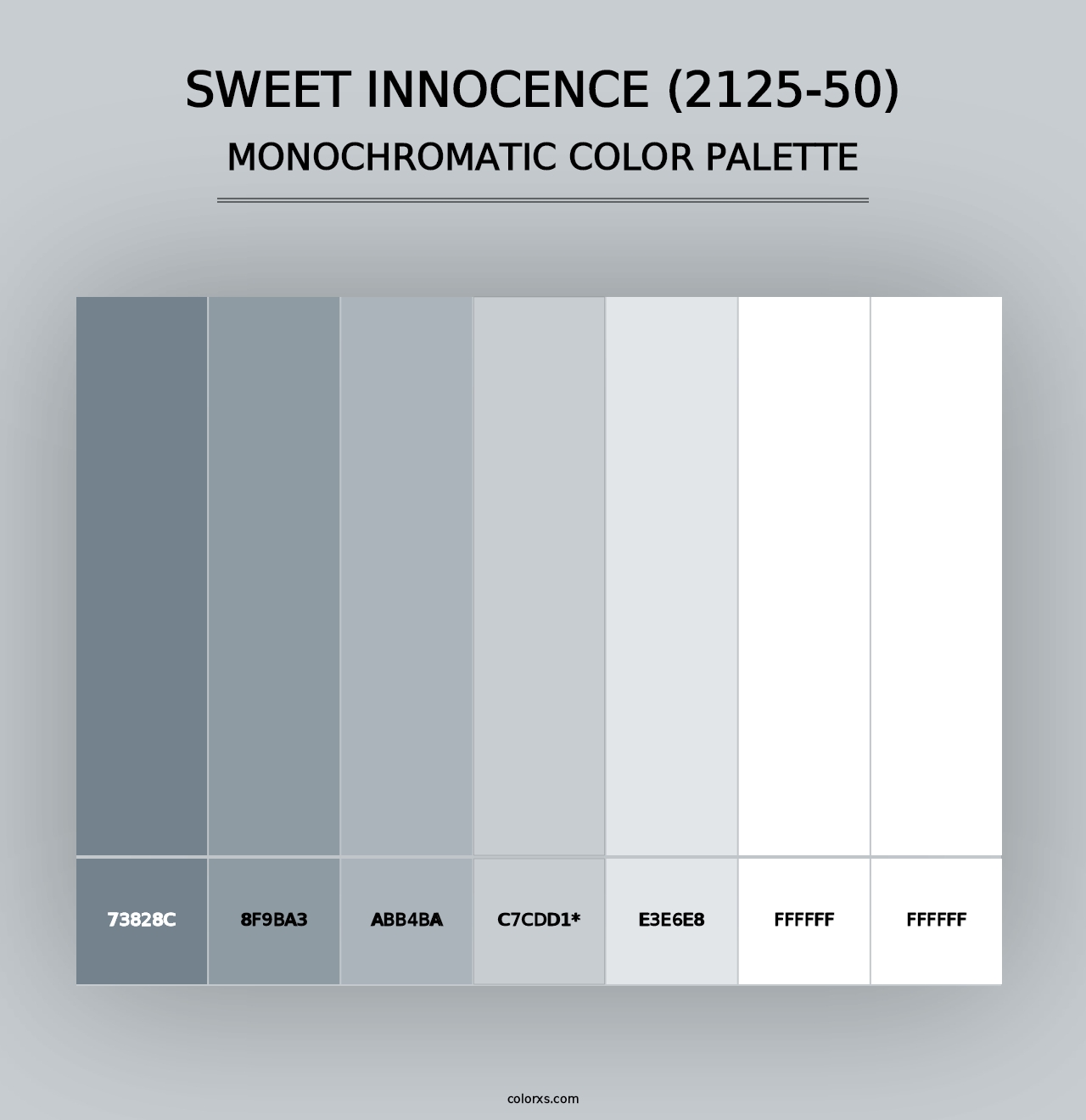 Sweet Innocence (2125-50) - Monochromatic Color Palette