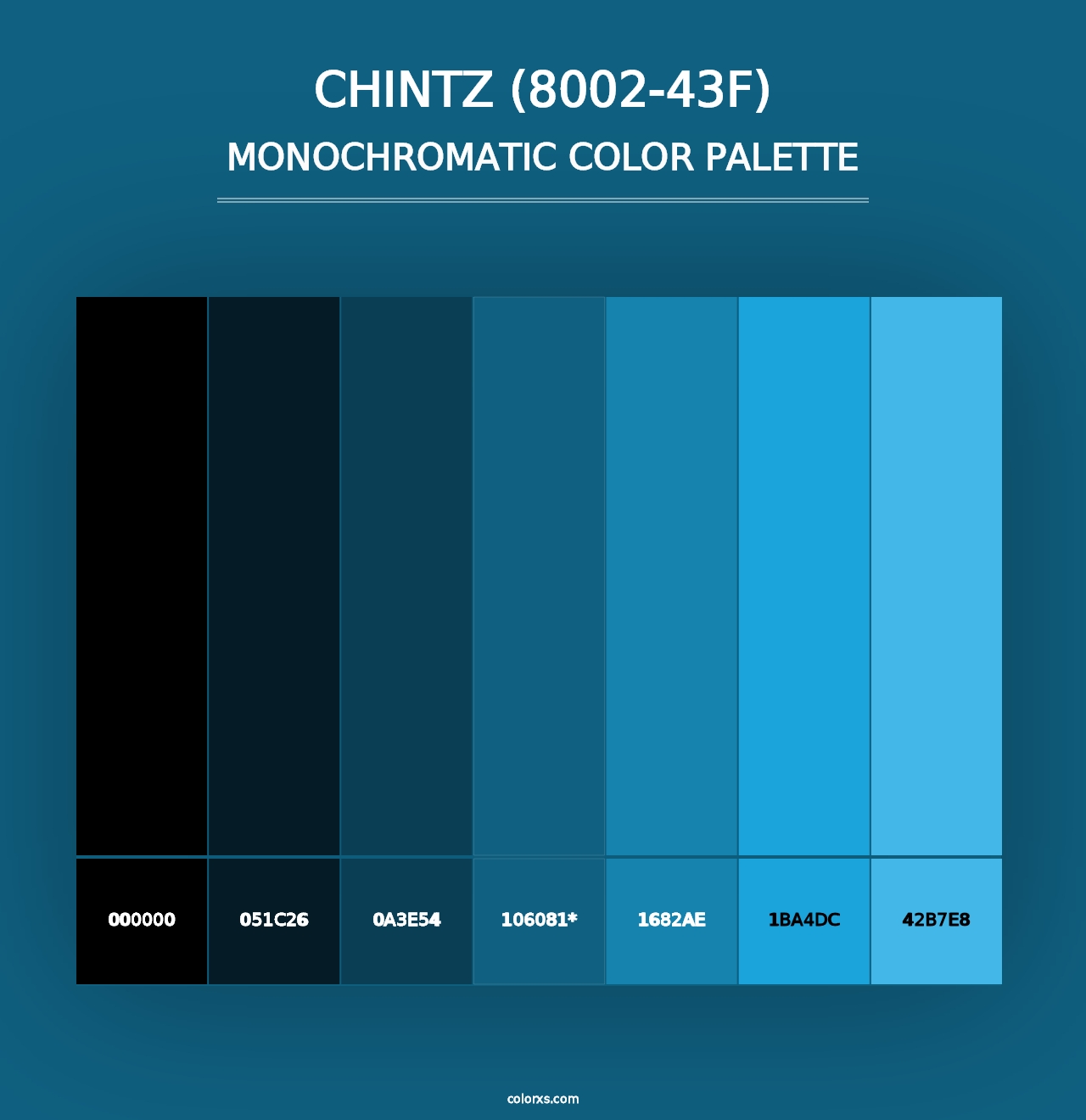 Chintz (8002-43F) - Monochromatic Color Palette