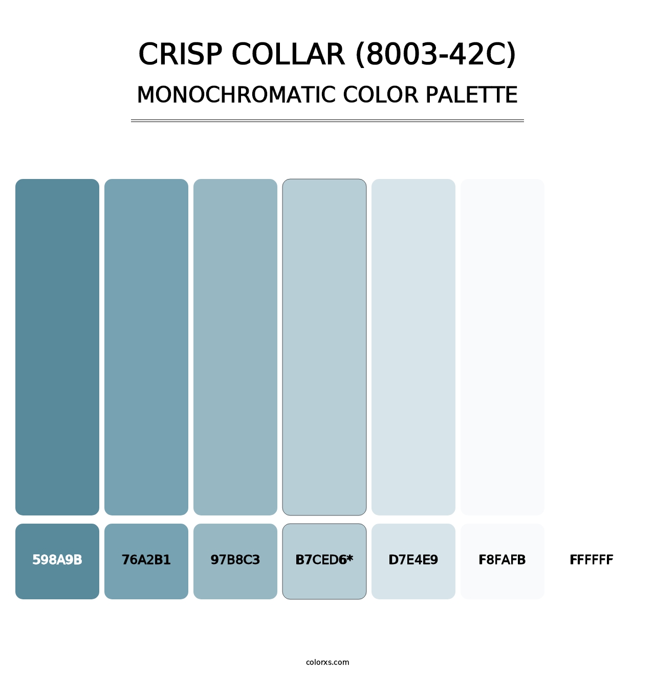 Crisp Collar (8003-42C) - Monochromatic Color Palette