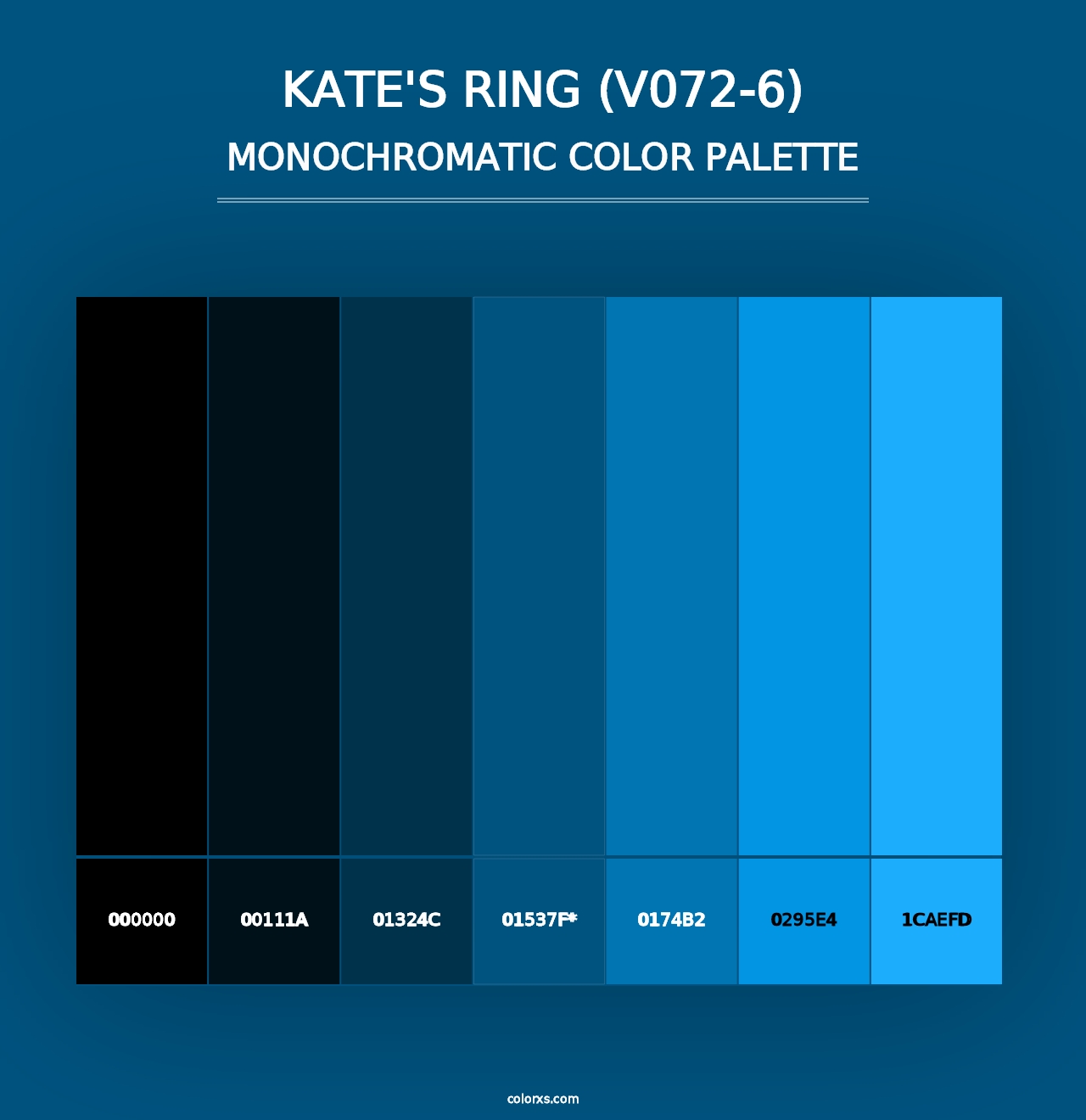 Kate's Ring (V072-6) - Monochromatic Color Palette