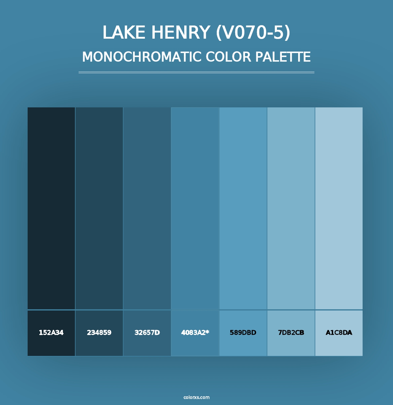 Lake Henry (V070-5) - Monochromatic Color Palette