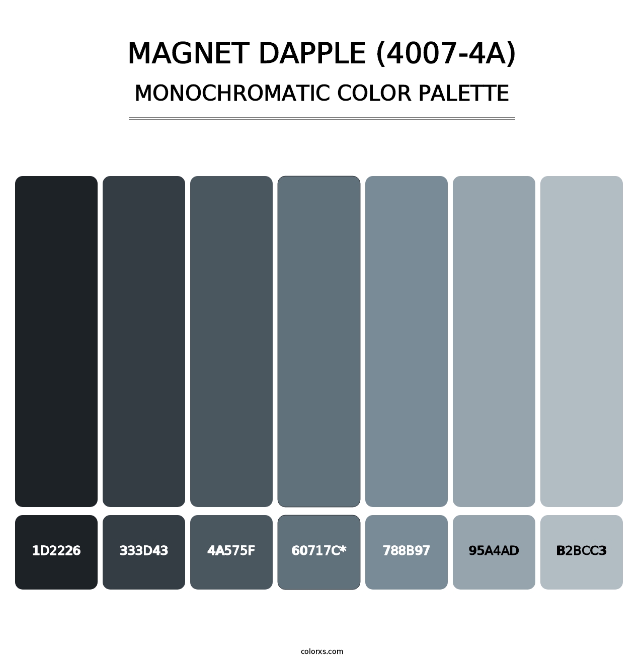 Magnet Dapple (4007-4A) - Monochromatic Color Palette