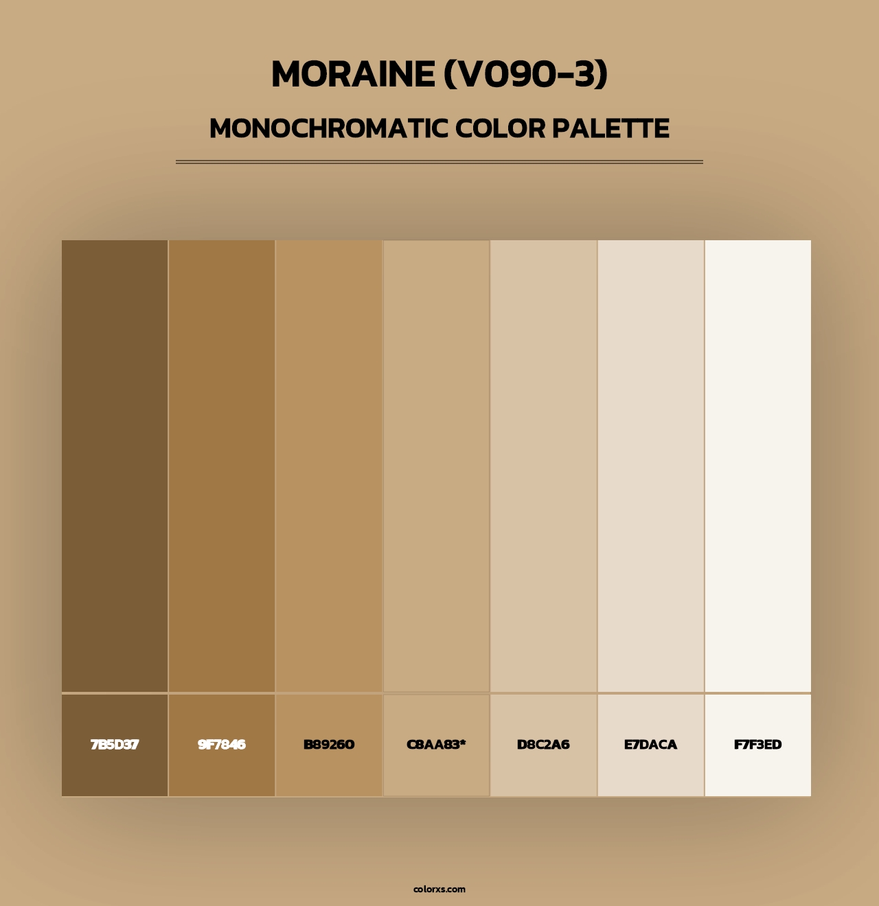 Moraine (V090-3) - Monochromatic Color Palette