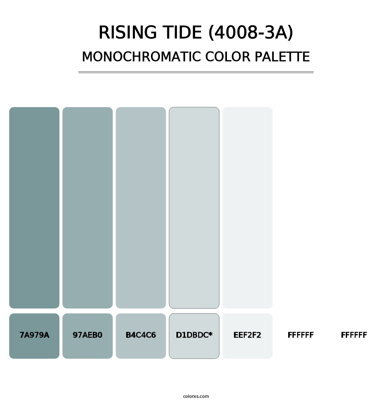 Rising Tide (4008-3A) - Monochromatic Color Palette