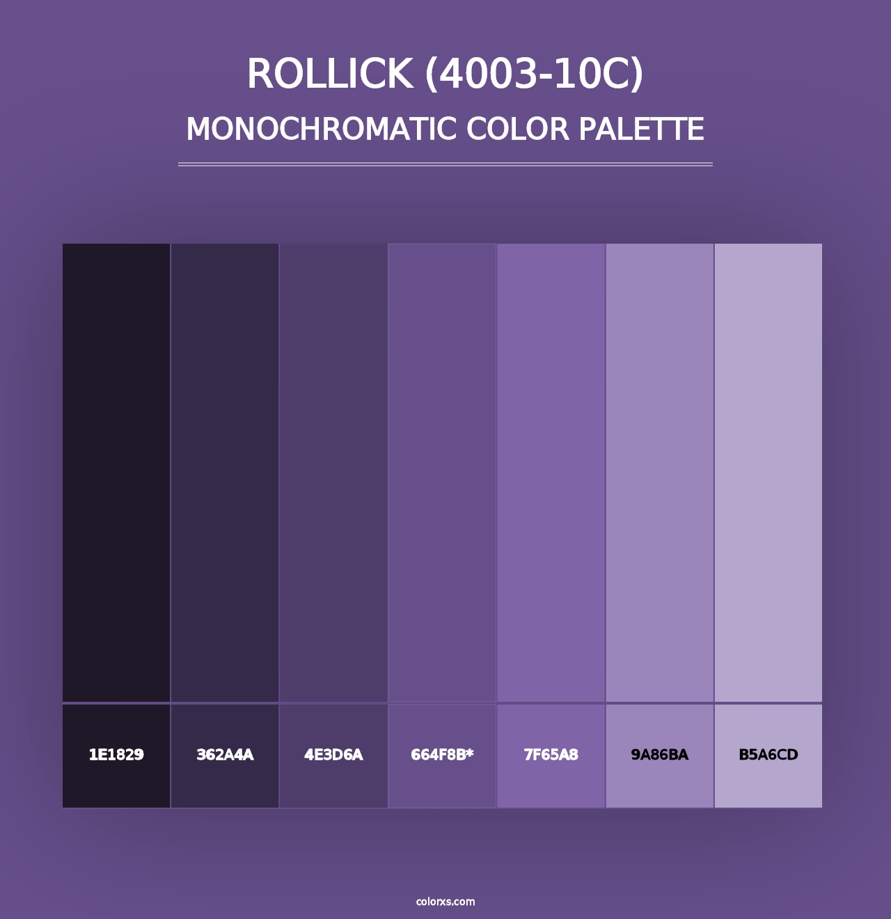 Rollick (4003-10C) - Monochromatic Color Palette