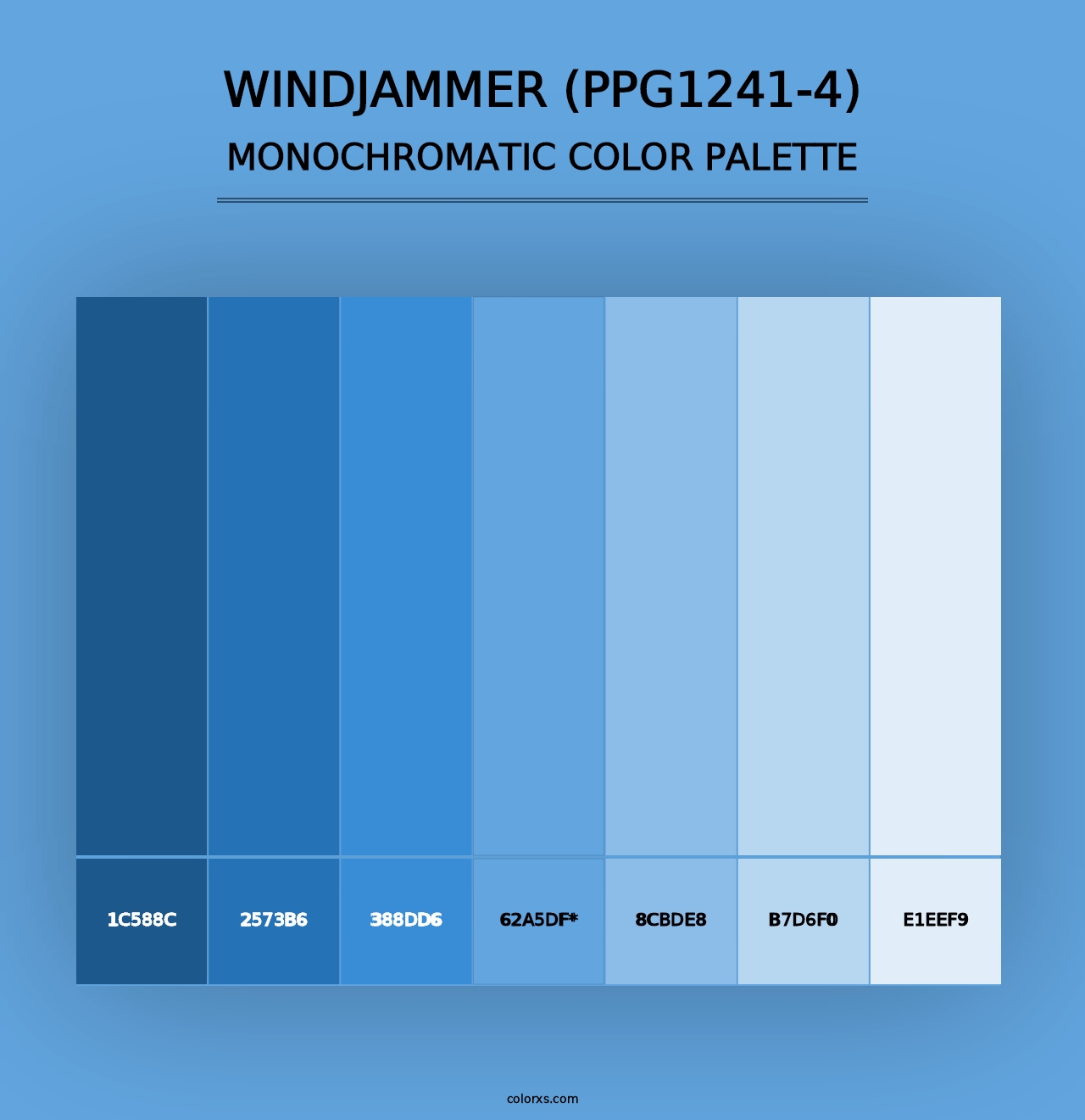 Windjammer (PPG1241-4) - Monochromatic Color Palette