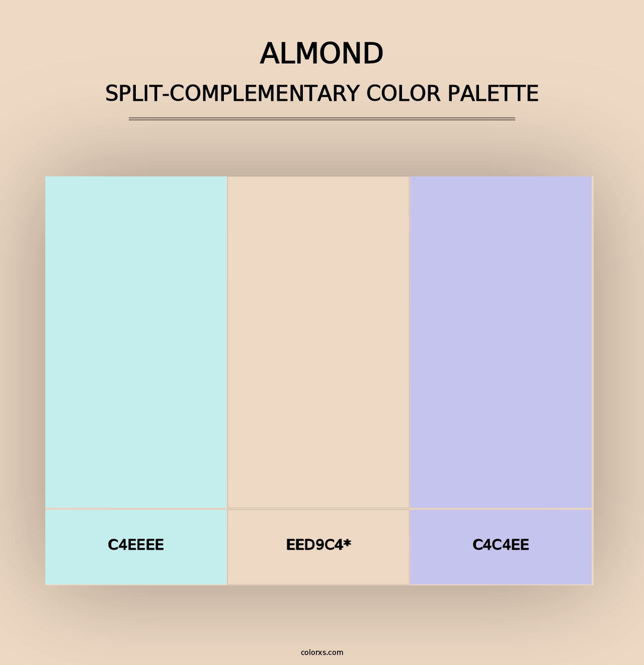 Almond - Split-Complementary Color Palette