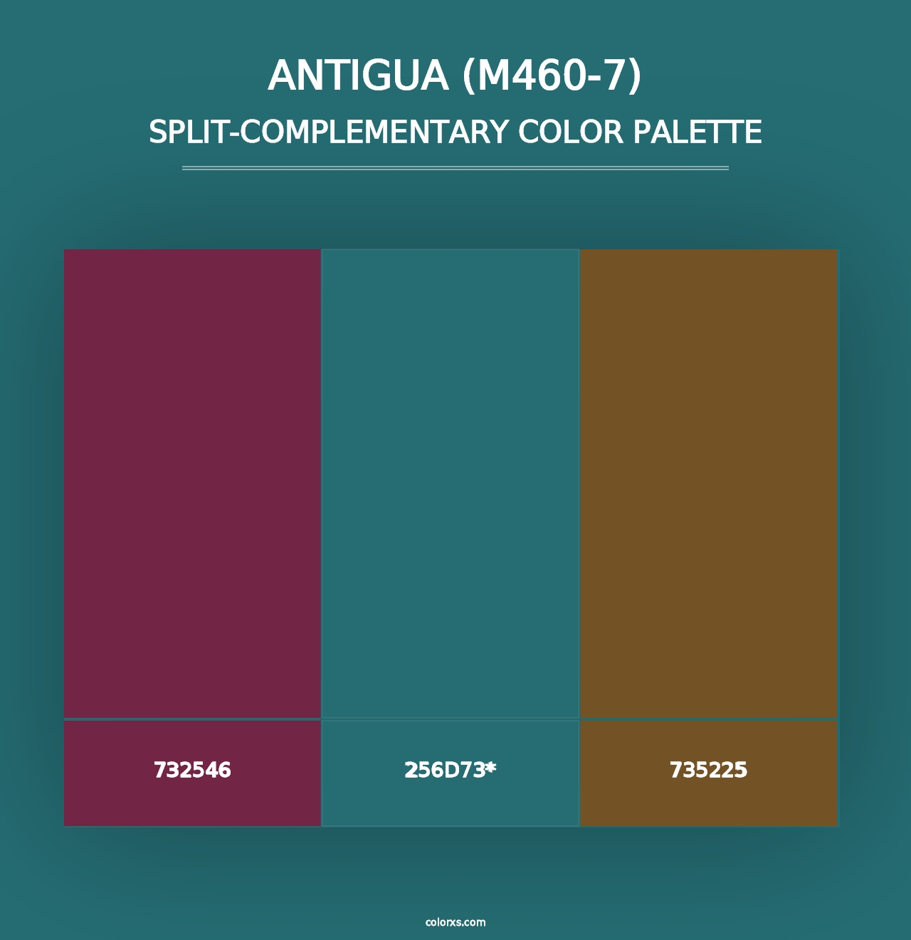 Antigua (M460-7) - Split-Complementary Color Palette