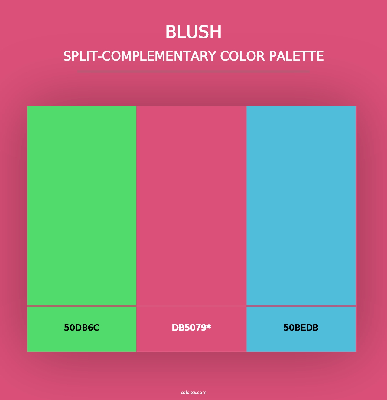 Blush - Split-Complementary Color Palette