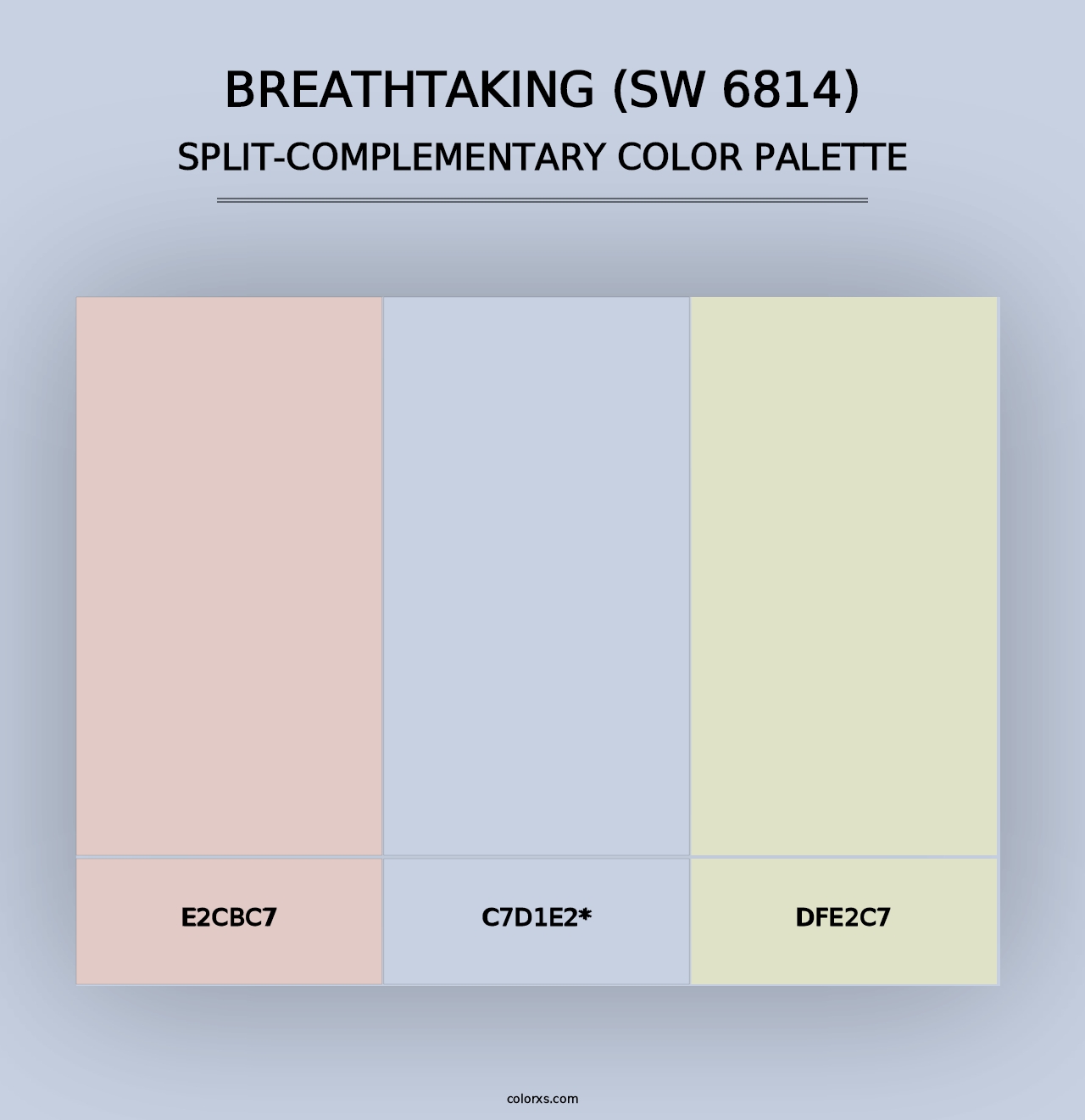 Breathtaking (SW 6814) - Split-Complementary Color Palette