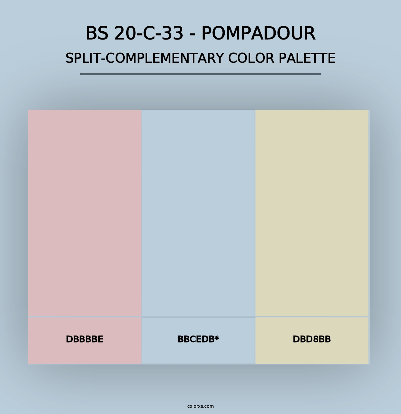 BS 20-C-33 - Pompadour - Split-Complementary Color Palette