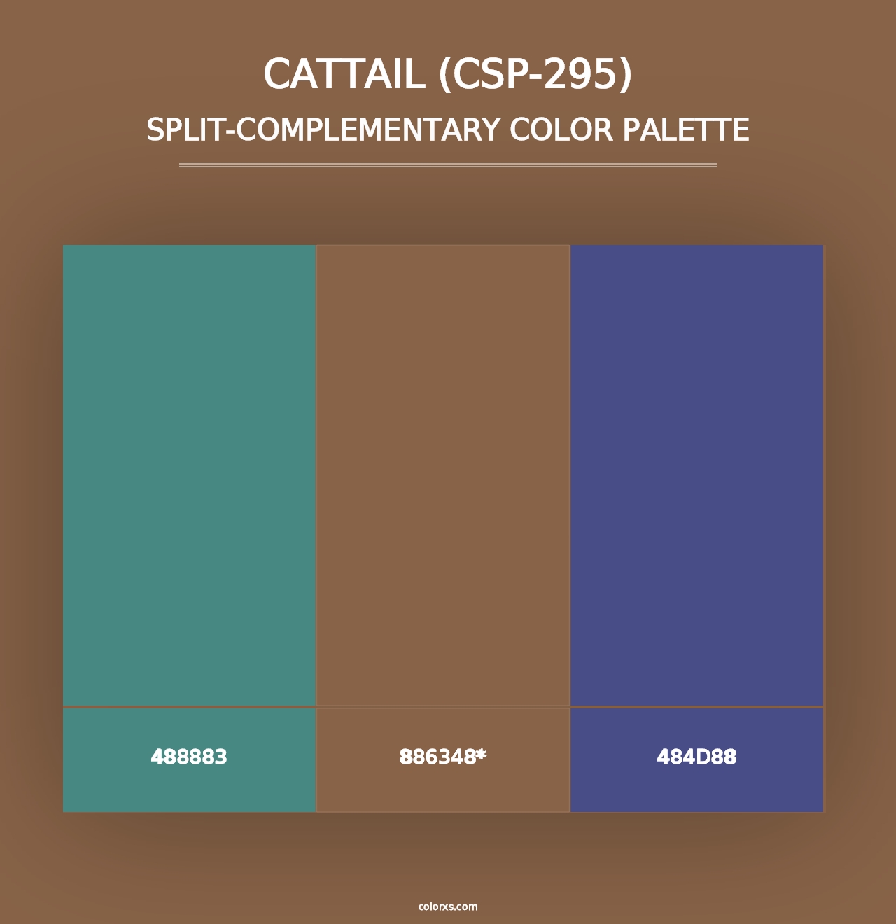 Cattail (CSP-295) - Split-Complementary Color Palette