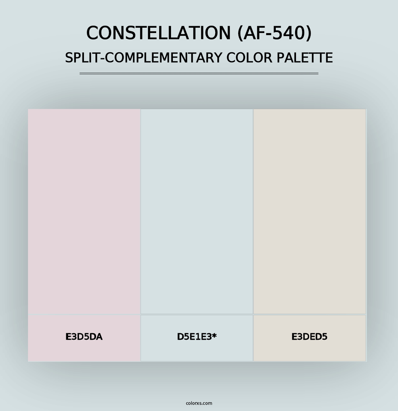 Constellation (AF-540) - Split-Complementary Color Palette