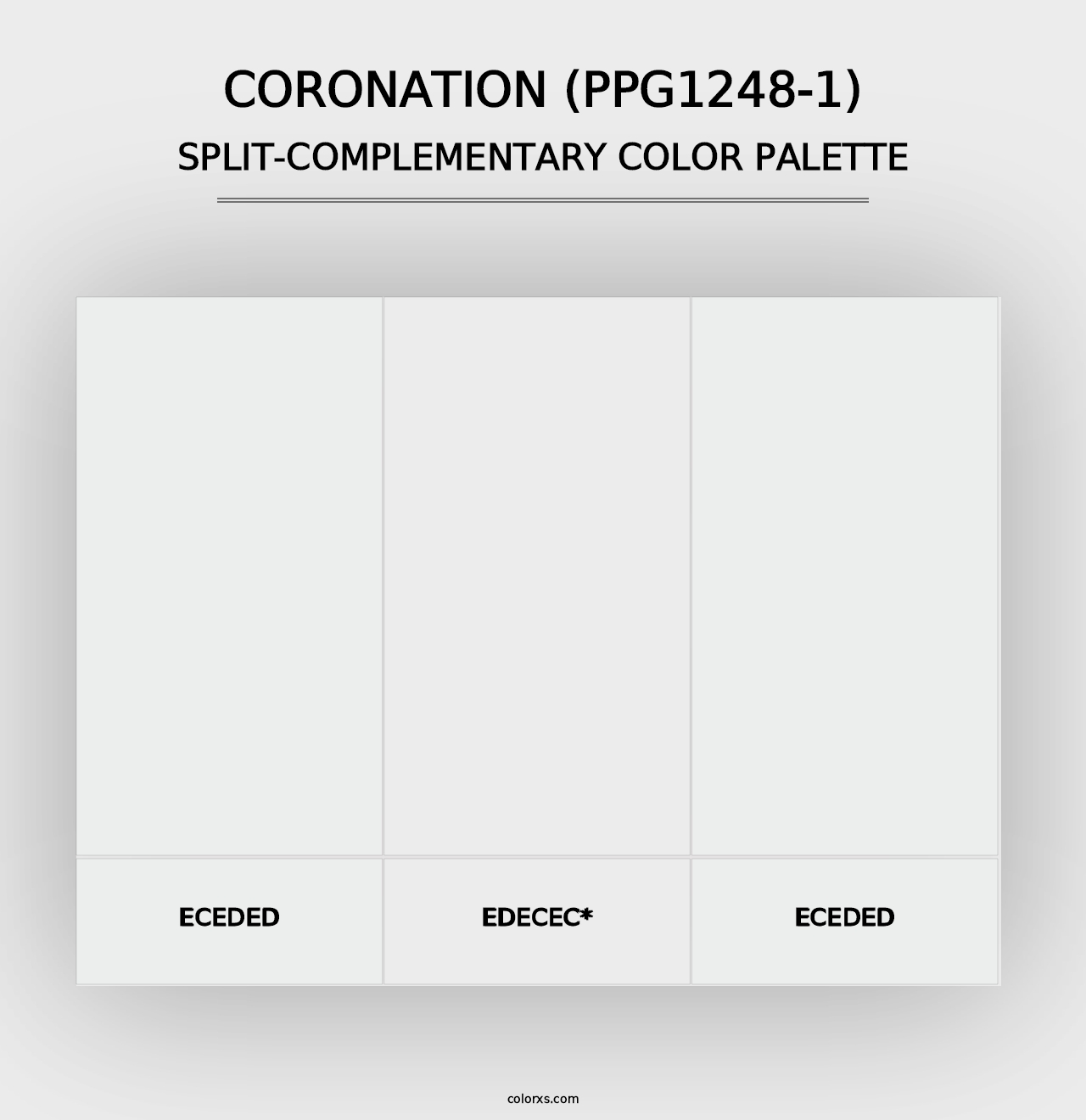 Coronation (PPG1248-1) - Split-Complementary Color Palette