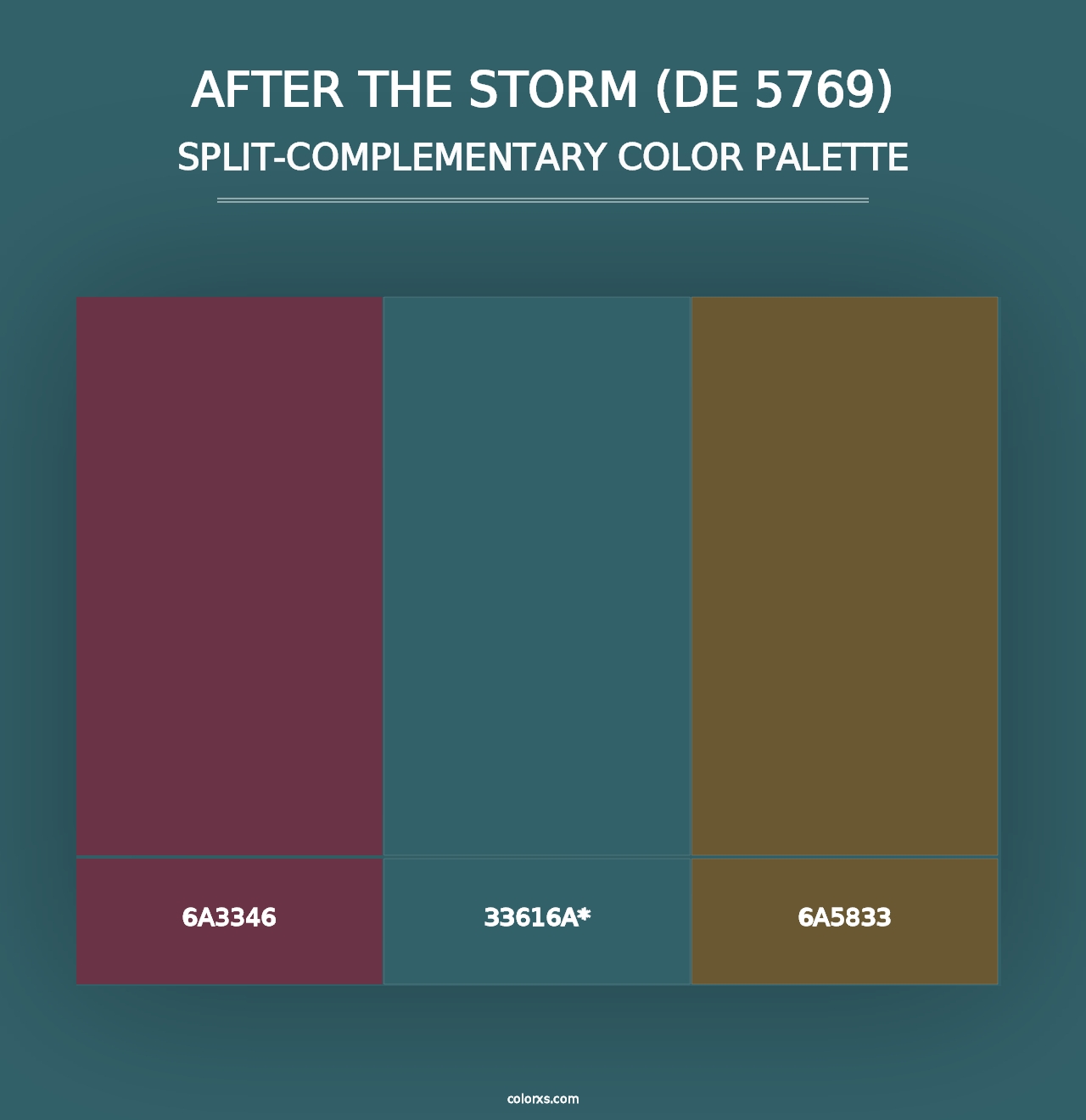 After the Storm (DE 5769) - Split-Complementary Color Palette