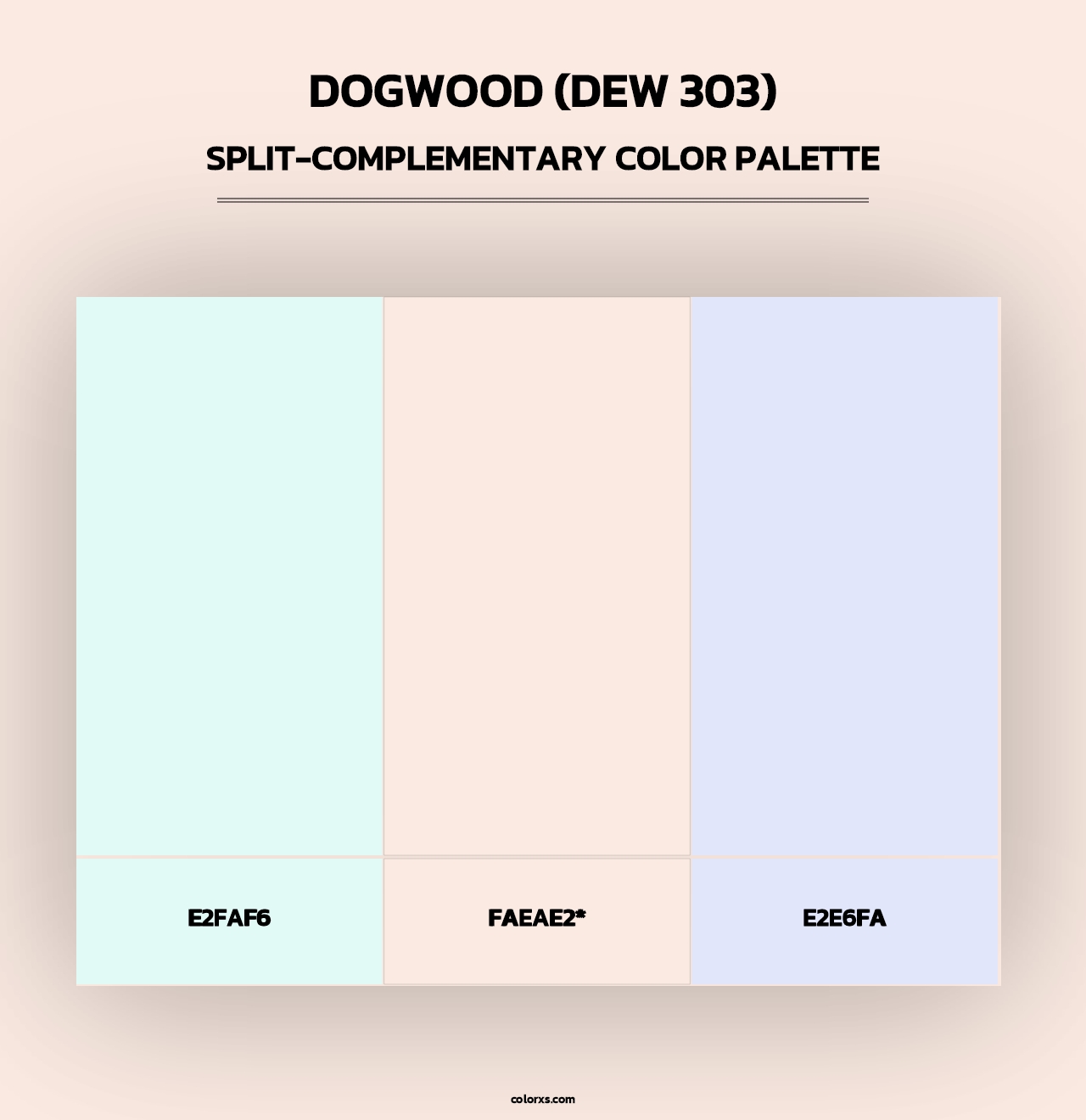 Dogwood (DEW 303) - Split-Complementary Color Palette