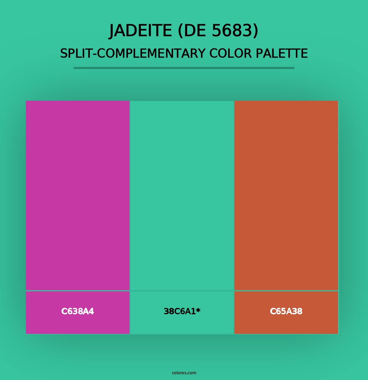 Jadeite (DE 5683) - Split-Complementary Color Palette