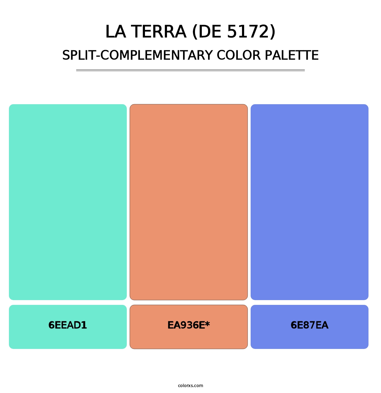 La Terra (DE 5172) - Split-Complementary Color Palette