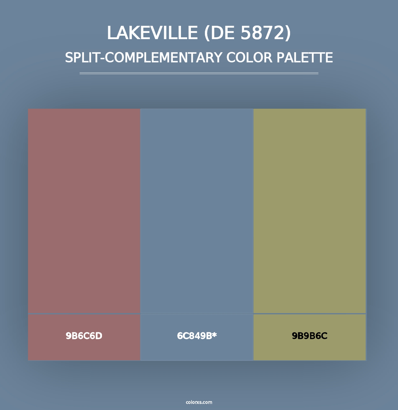 Lakeville (DE 5872) - Split-Complementary Color Palette