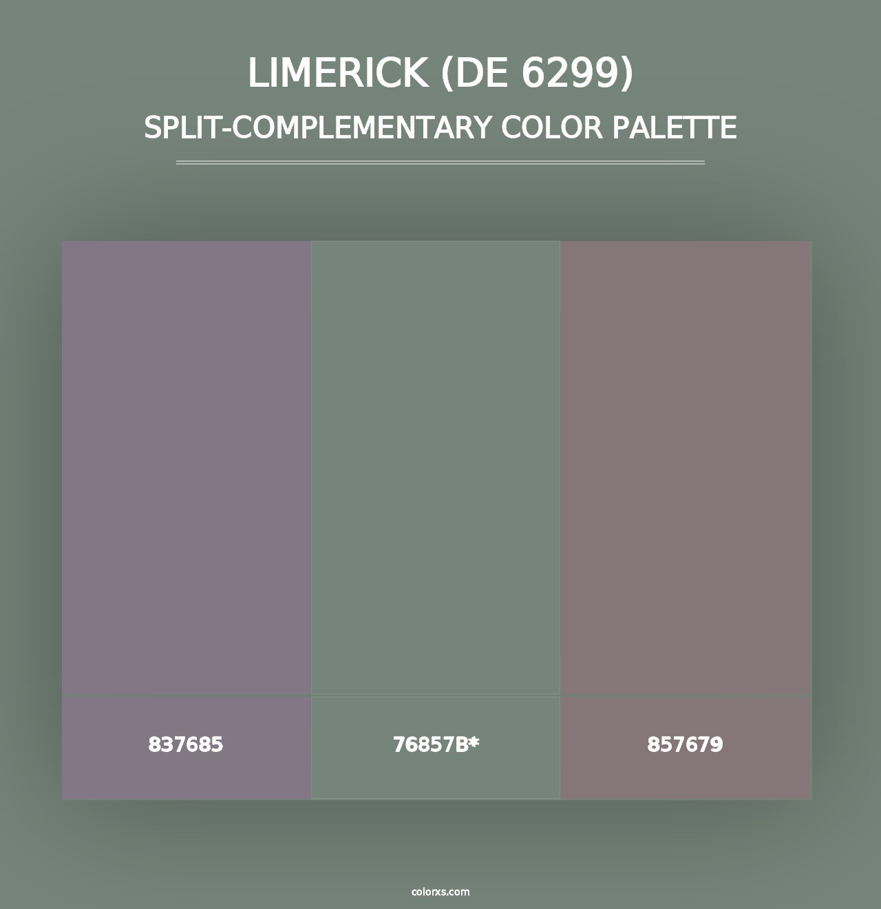 Limerick (DE 6299) - Split-Complementary Color Palette