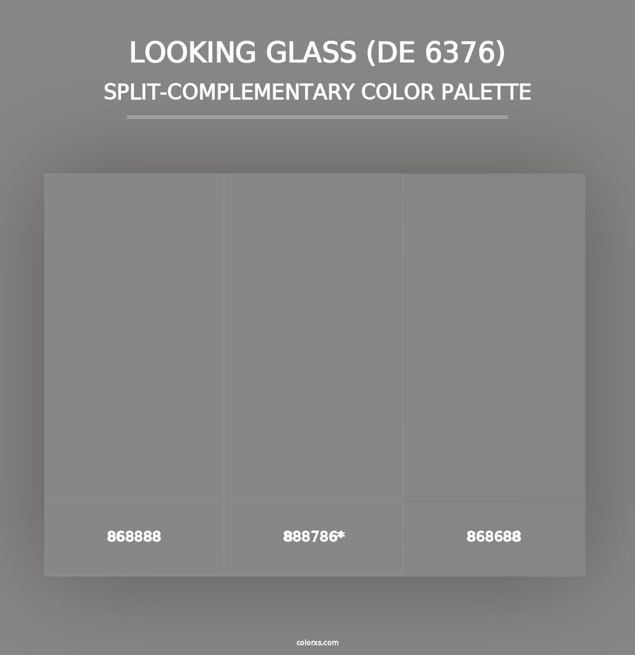 Looking Glass (DE 6376) - Split-Complementary Color Palette