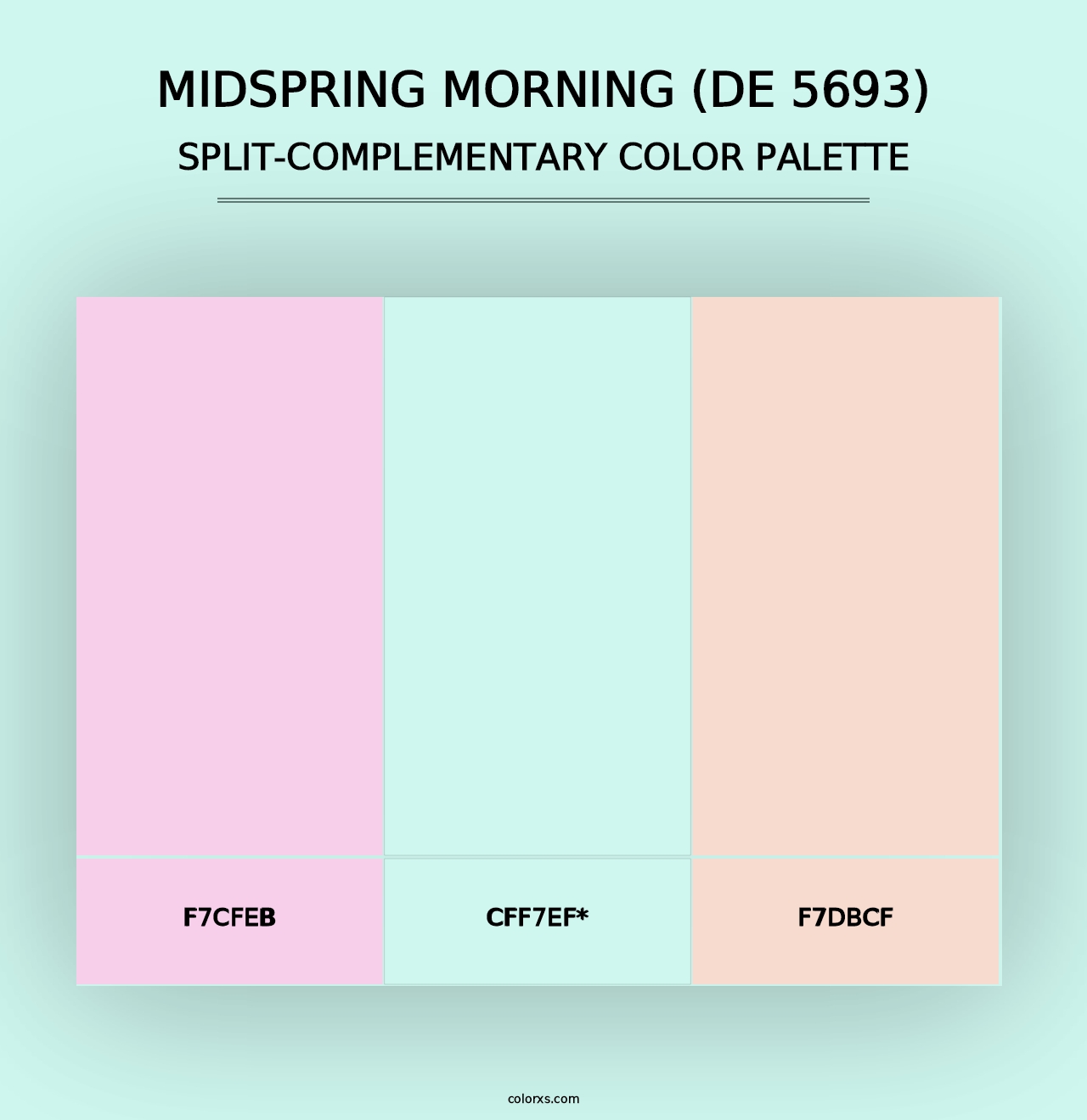 Midspring Morning (DE 5693) - Split-Complementary Color Palette