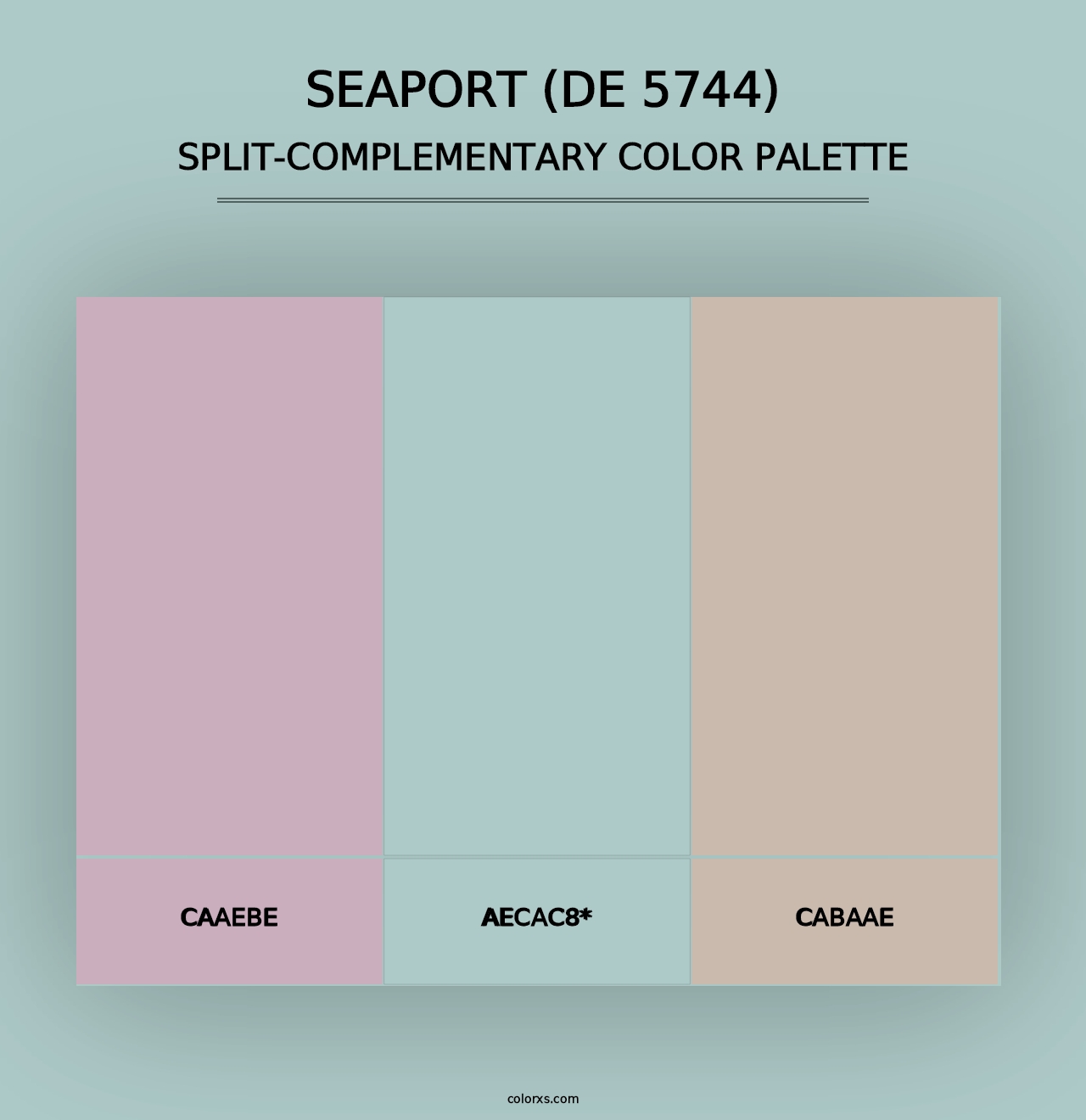 Seaport (DE 5744) - Split-Complementary Color Palette