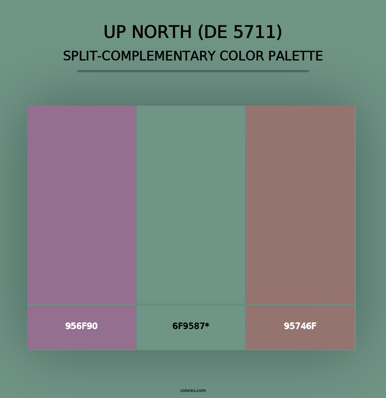 Up North (DE 5711) - Split-Complementary Color Palette