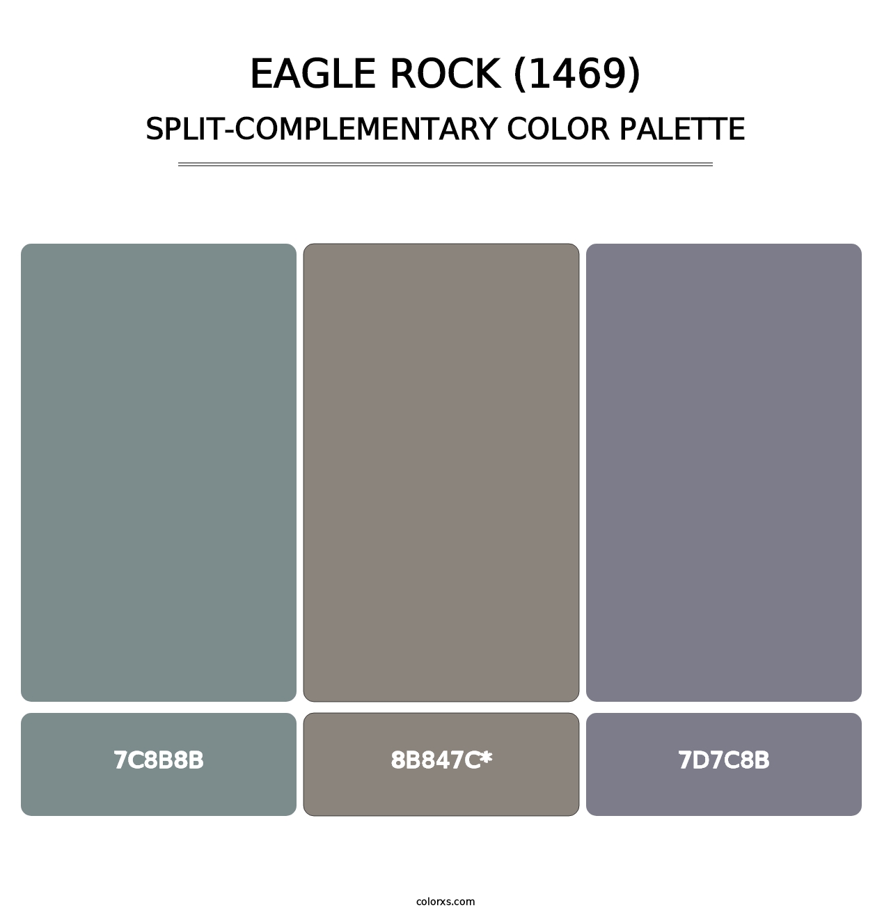 Eagle Rock (1469) - Split-Complementary Color Palette