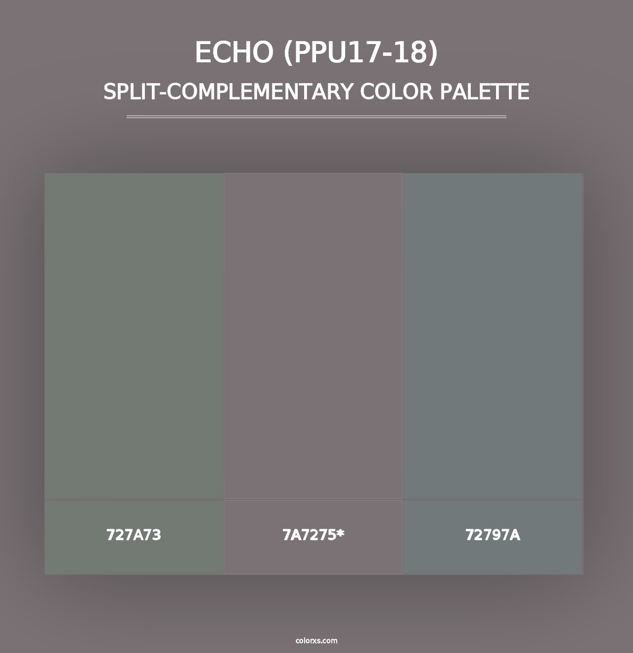 Echo (PPU17-18) - Split-Complementary Color Palette