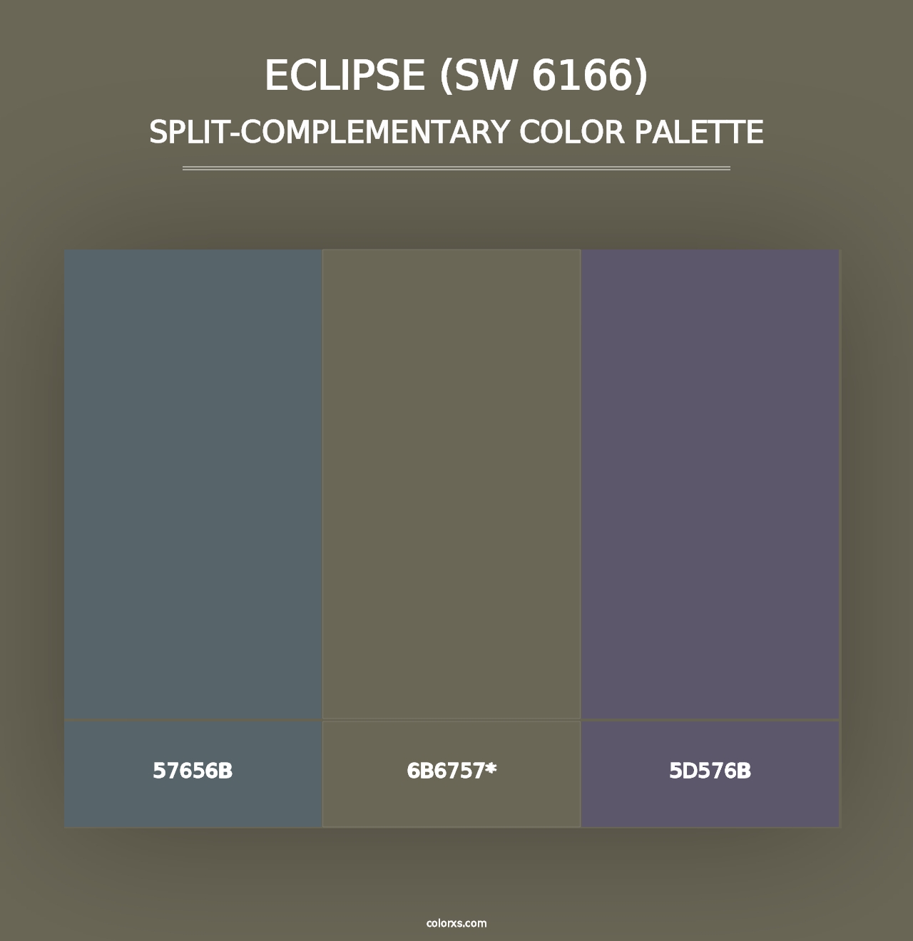 Eclipse (SW 6166) - Split-Complementary Color Palette