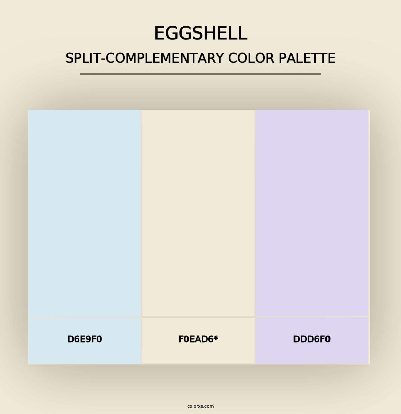 Eggshell - Split-Complementary Color Palette