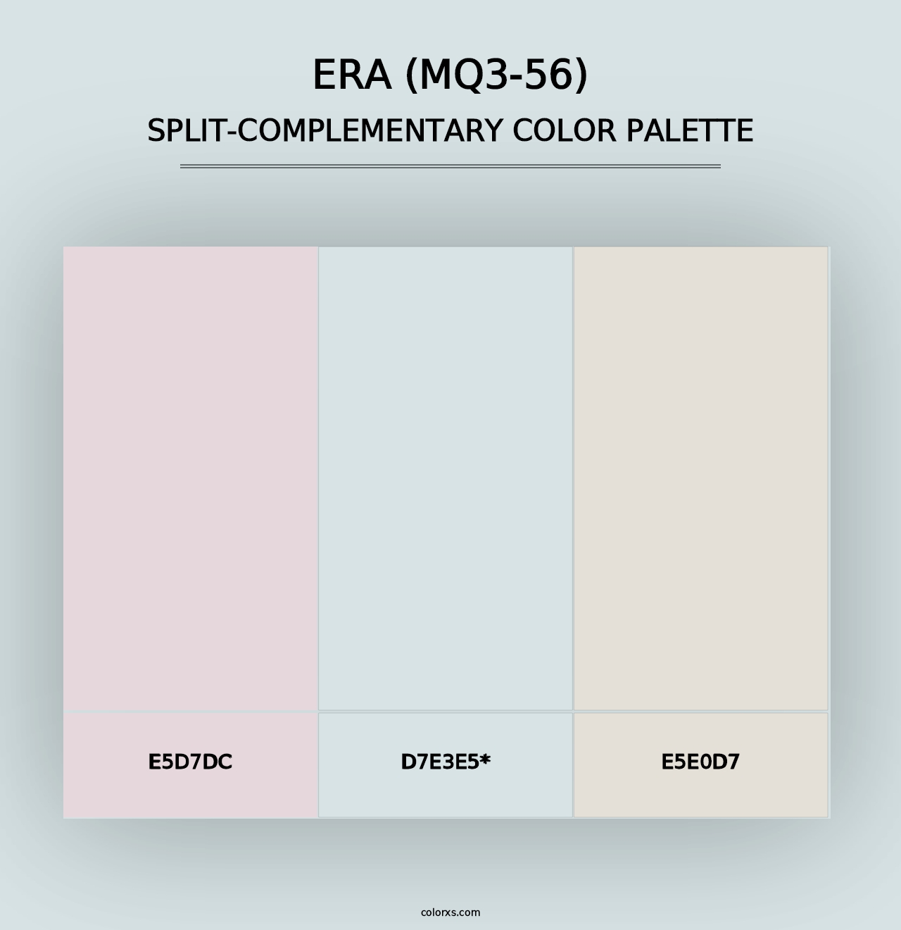 Era (MQ3-56) - Split-Complementary Color Palette