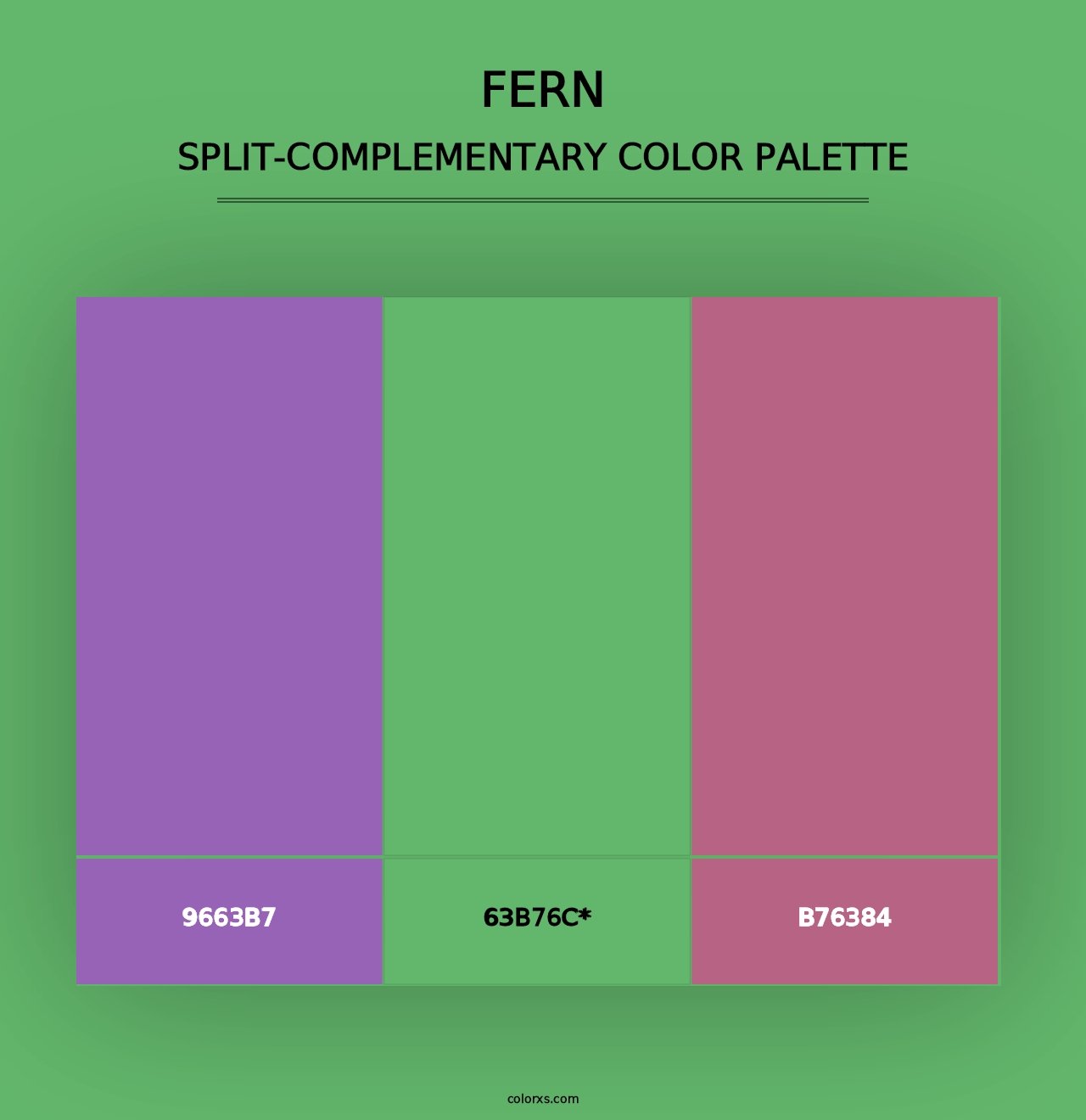 Fern - Split-Complementary Color Palette