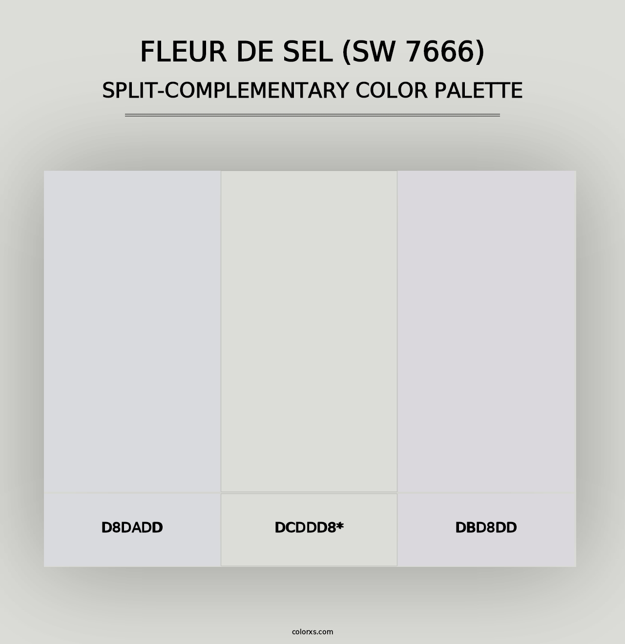 Sherwin Williams Fleur de Sel (SW 7666) Paint coordinating colors and palettes