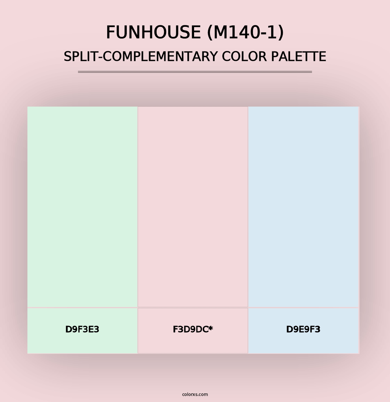 Funhouse (M140-1) - Split-Complementary Color Palette