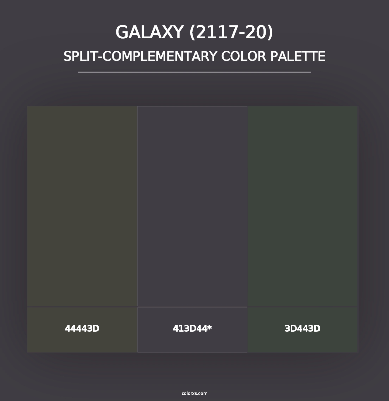 Galaxy (2117-20) - Split-Complementary Color Palette