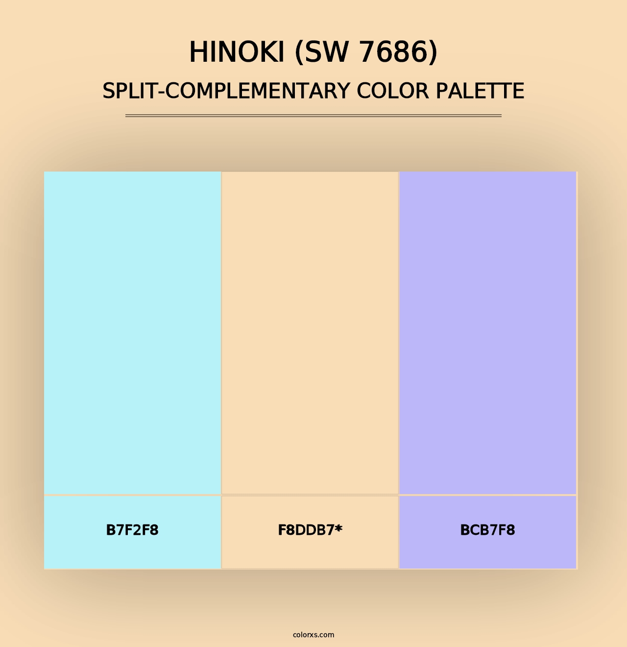 Hinoki (SW 7686) - Split-Complementary Color Palette