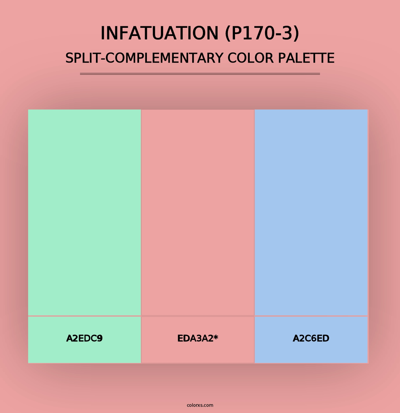 Infatuation (P170-3) - Split-Complementary Color Palette