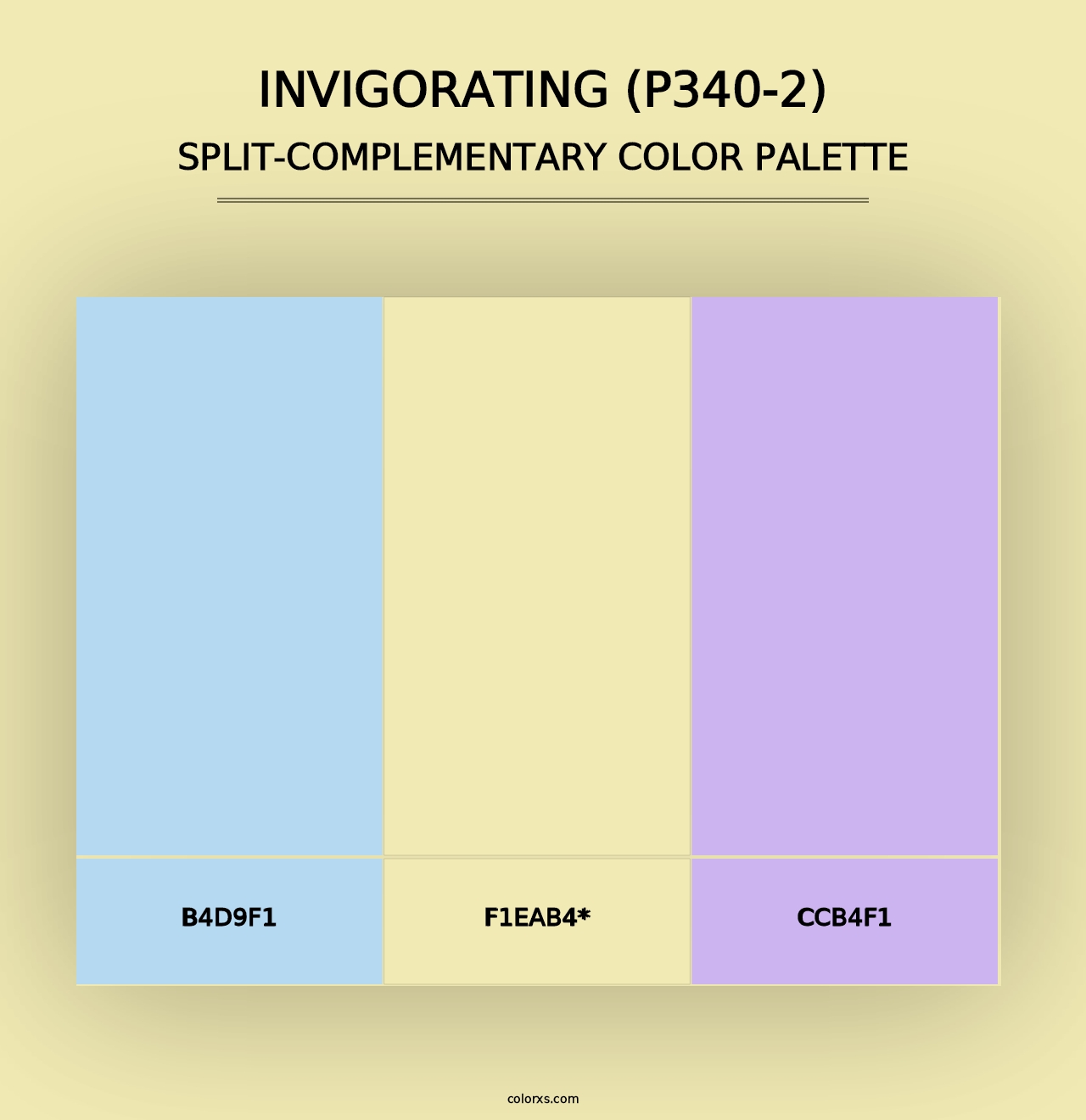 Invigorating (P340-2) - Split-Complementary Color Palette