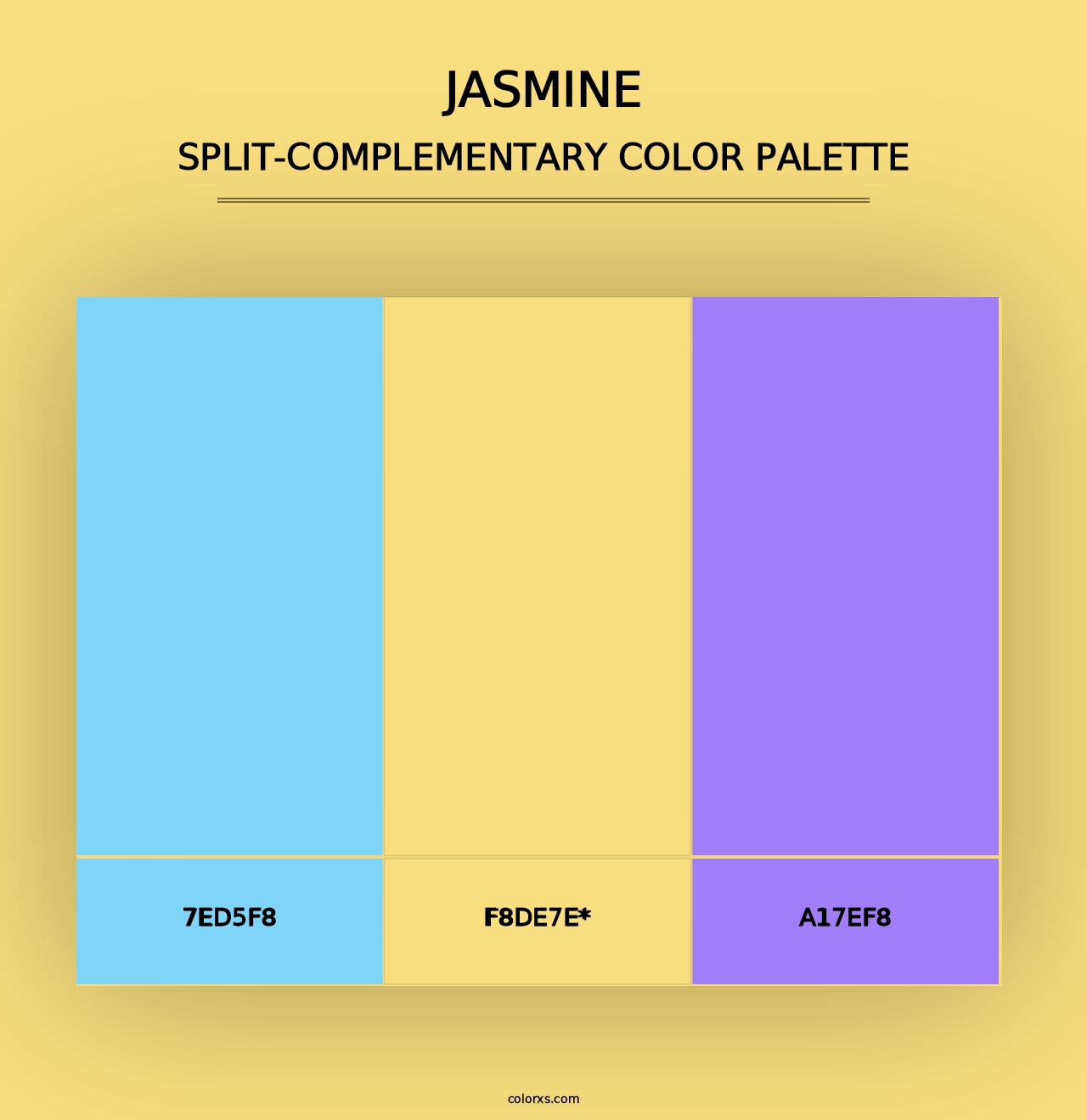 Jasmine - Split-Complementary Color Palette