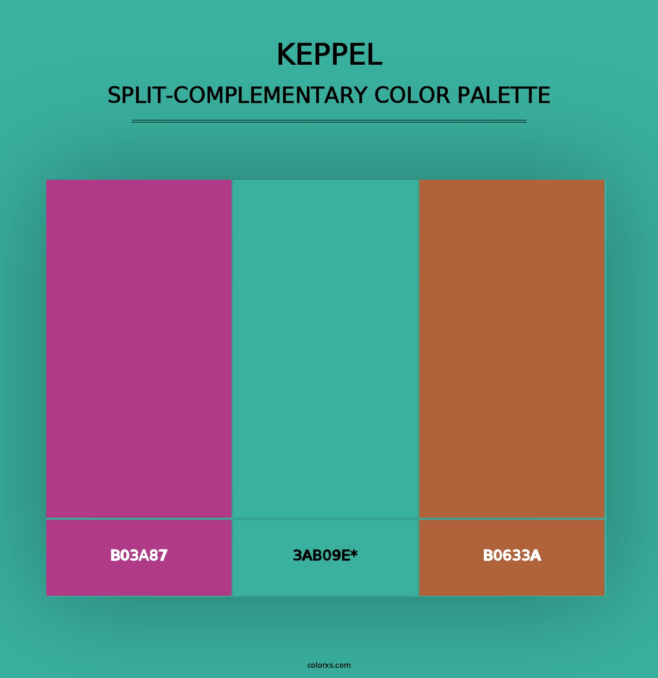 Keppel - Split-Complementary Color Palette