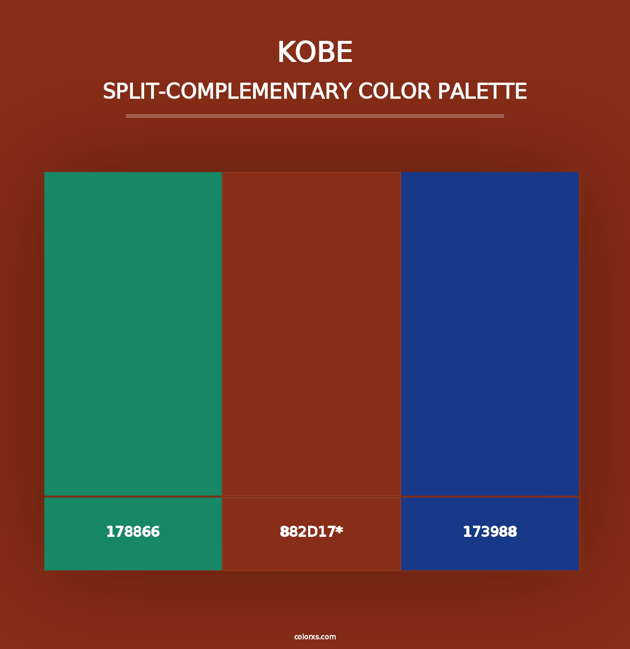 Kobe - Split-Complementary Color Palette