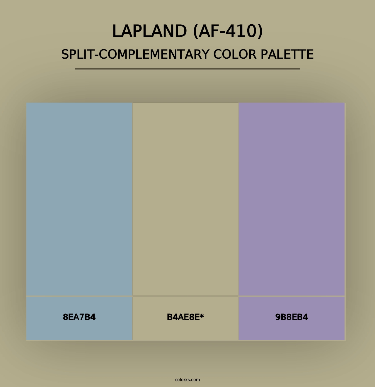 Lapland (AF-410) - Split-Complementary Color Palette