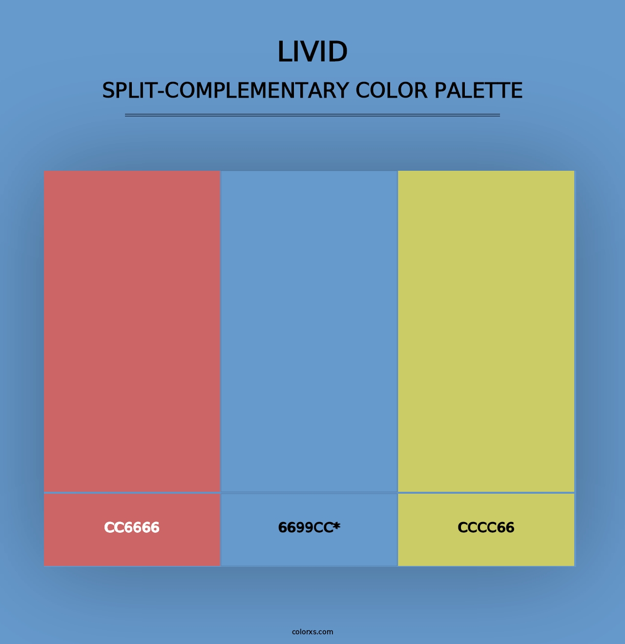 Livid - Split-Complementary Color Palette