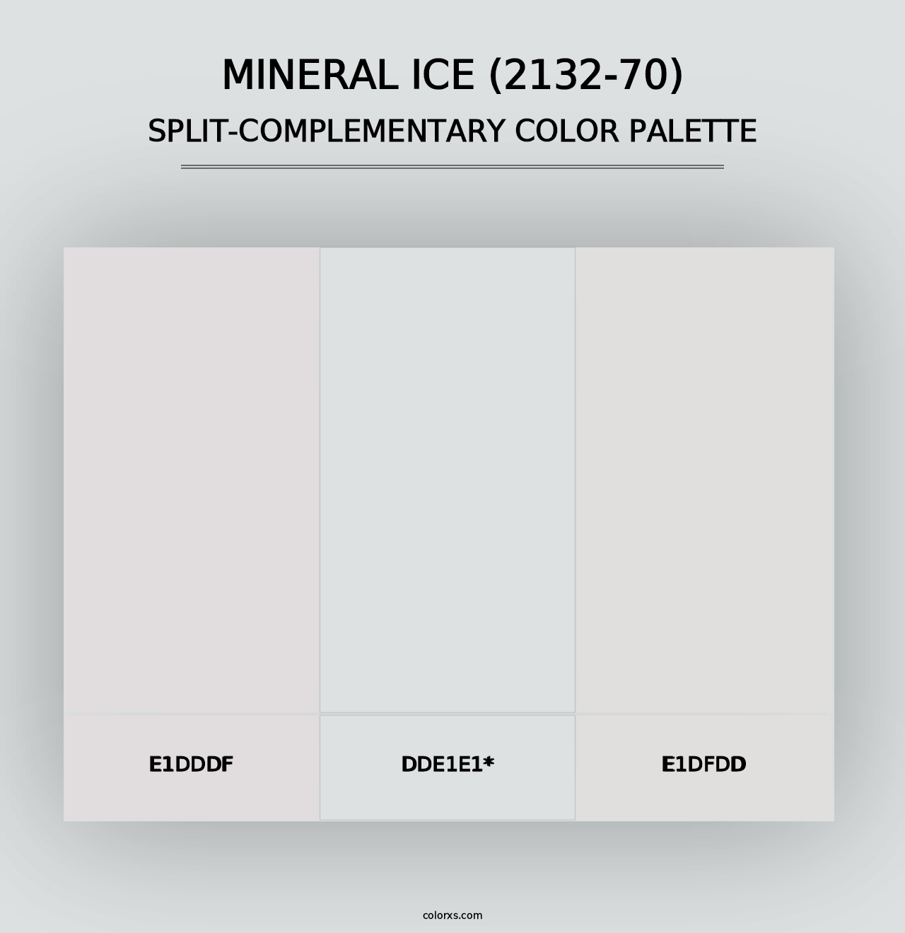 Mineral Ice (2132-70) - Split-Complementary Color Palette